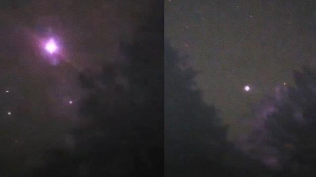 Purple UFO spotted in Indian Lake, Ohio, USA, Jan 2024 ????