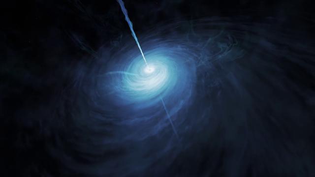 This Early Universe Quasar Visualization is Mesmerizing