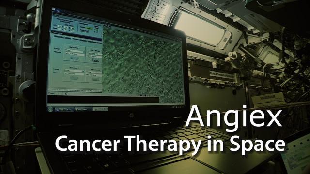 Angiex Cancer Therapy in Space