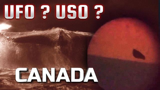 UFO SIGHTING NEWS : UFO Rising Out of the Ocean Near Canada – Filmed by a Telescope ????