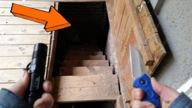 Man Finds Huge Furnace After Discovering Trap Door In Deck