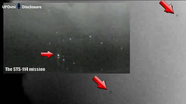 The Day When A Boomerang UFO Appears During NASA Space Mission