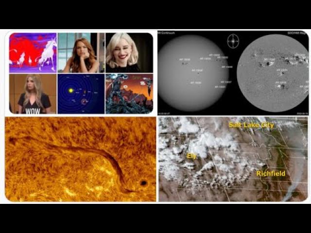 Huge Fires in Utah! 6.1 Earthquake Taiwan! Heatwave in USA & Europe! 9 Sunspots!