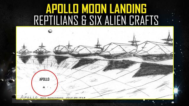 Apollo Moon Landing, Reptilians & Six Alien Crafts… Some Things Are Best Kept off Camera