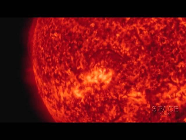 Twirling Super-Heated Filament Tears Away From Sun | Video