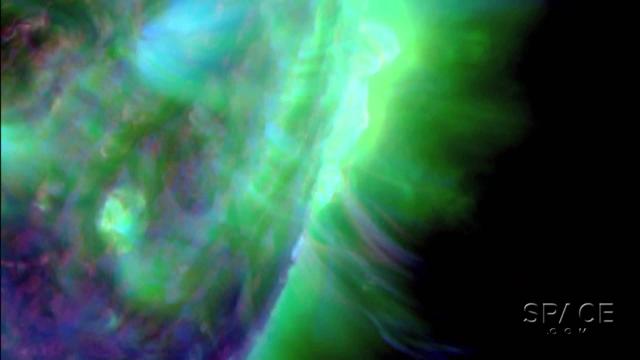 'Spit of Satan' Solar Flare Seen By NASA Satellite | Video