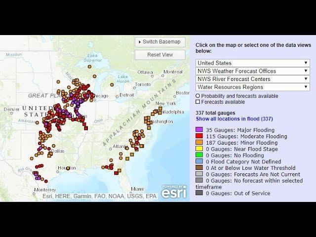 337 Rivers are FLOODING. Is this the beginning of the End of the USA?