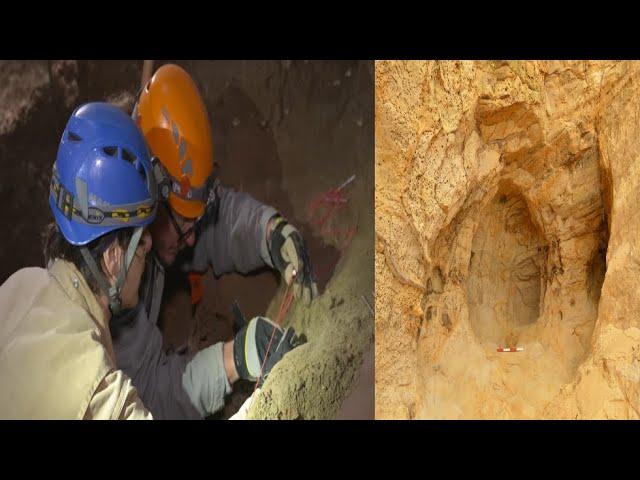 April 2020: Railway workers discover 14th century cave with medieval shrine