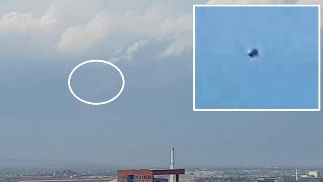 Spherical Object Crossing The sky over San Luis Potosi, Mexico