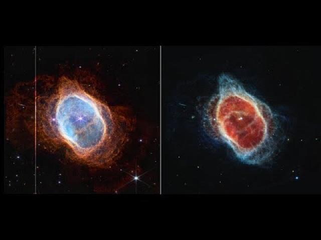 Sonification: Southern Ring Nebula - Side By Side