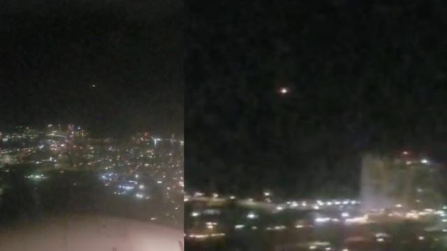 Fast Bright UFO Filmed Keeping Pace with Commercial Airplane over San Juan, Puerto Rico