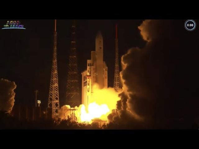 Blastoff! Heaviest Eutelsat satellite ever launched atop Ariane 5 rocket