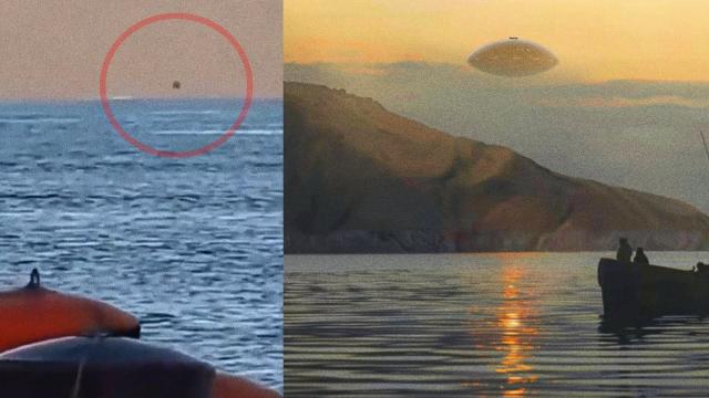UFO spotted over Lake General Carrera, Argentina / Chili, March 2024 ????