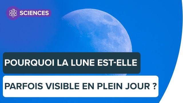 Pourquoi peut-on voir la Lune en journée ? | Futura