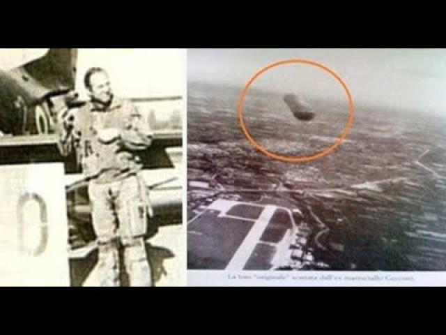 Military Pilot Photographs Cylindrical Shaped UFO over Italy in 1979