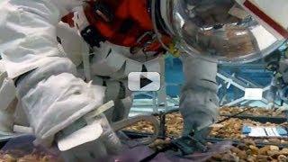 Asteroid Spacewalk Underwater Simulation Tests New Orion Suits | Video