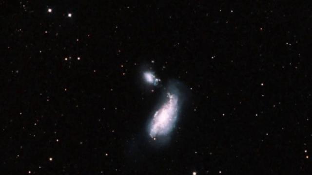 Irregular Galaxy NGC 4485 - Zoom Into Hubble Imagery