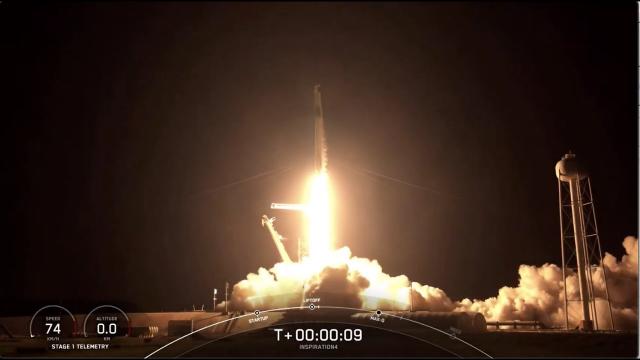 SpaceX launches Inspiration4 crew on historic mission! Nails booster landing
