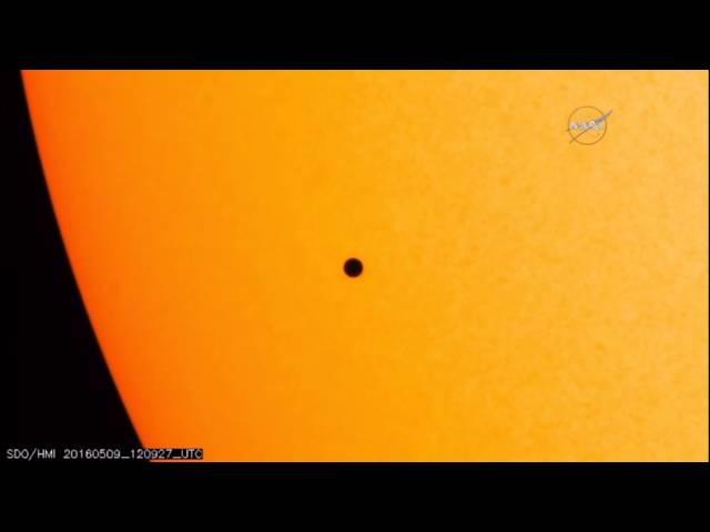 Mercury Transit 2016 -  Spacecraft View In Different Wavelength | Video