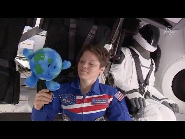 Astronaut 'Shows Off' Crew Dragon, Talks Spaceflight Importance
