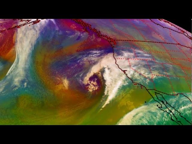 A sloppy look at the Next 2 Storms moving over the USA