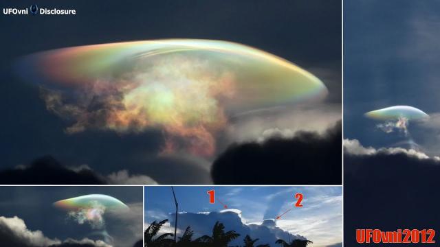 An Invisible UFO Above The Cloud in Fort Lauderdale, Aug 29, 2020