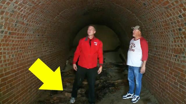 An Illinois Man Noticed The Sidewalk Sinking, And Then Discovered Mysterious Tunnel Beneath His Home