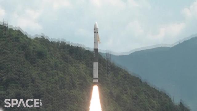 China's Kuaizhou 1A rocket launches five Head-3 micro-satellites