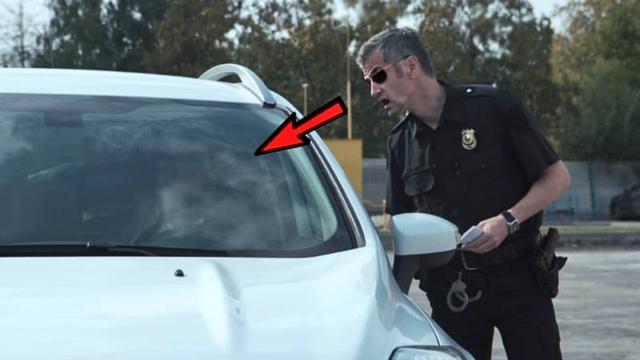 Cop Pulls Over Unregistered Car - Stops Cold When Realizing Who The Driver Is