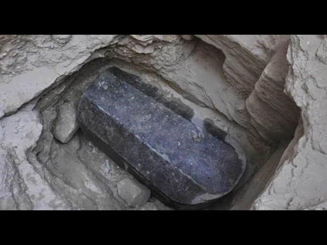 Archaeologists Just Unearthed A 2,000 Year Old Giant Granite Sarcophagus In Alexandria