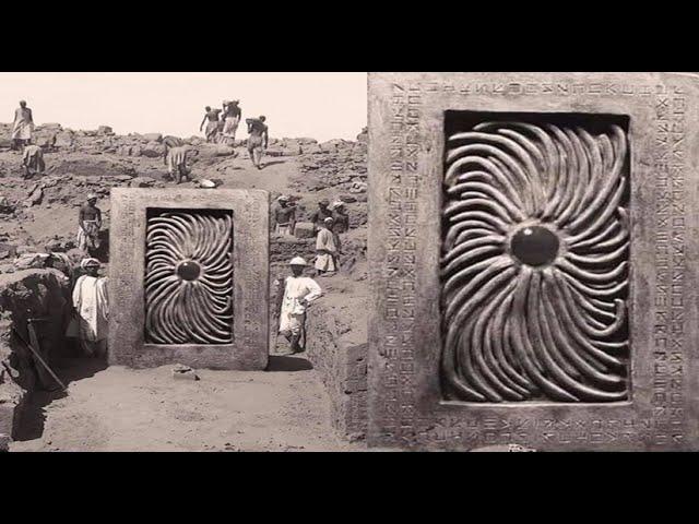 Ancient Portal unearthed in Samarkand by German archeologist in 1903