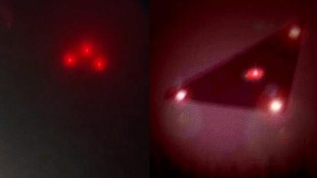 Triangle UFO with red lights in Wisconsin, USA, Feb 2024 ????