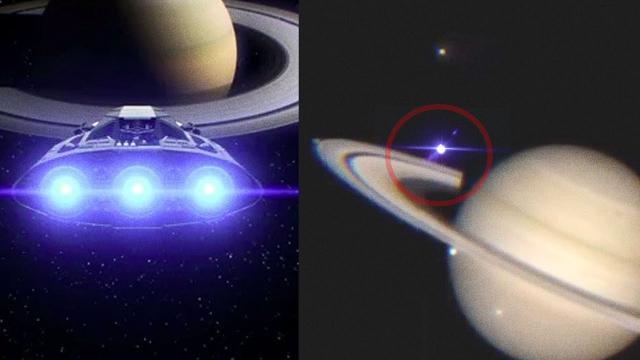 Mothership UFO spotted near Saturn, Jan  2024 ????