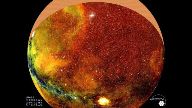 Whoa! Amazing X-ray sky as seen by eROSITA instrument in space