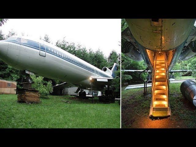 Man Buys Old Airplane And Turns It Into Impressive Home