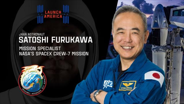 Meet Satoshi Furukawa, Crew-7 Mission Specialist