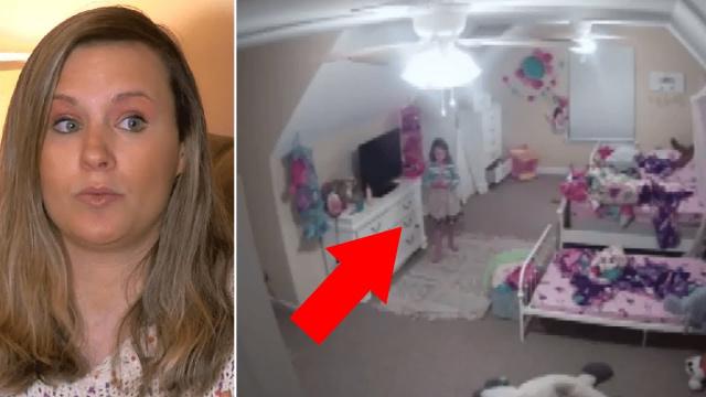 Mom Hears Young Daughter Talking To Security Camera Uncovers The Dark Reality