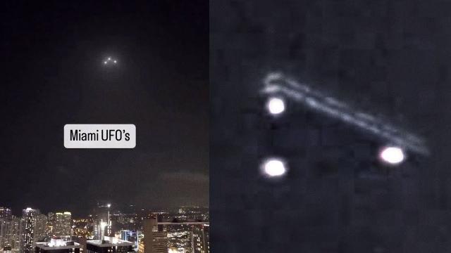 Triangle UFO caught on camera in Miami, July 2023 ????