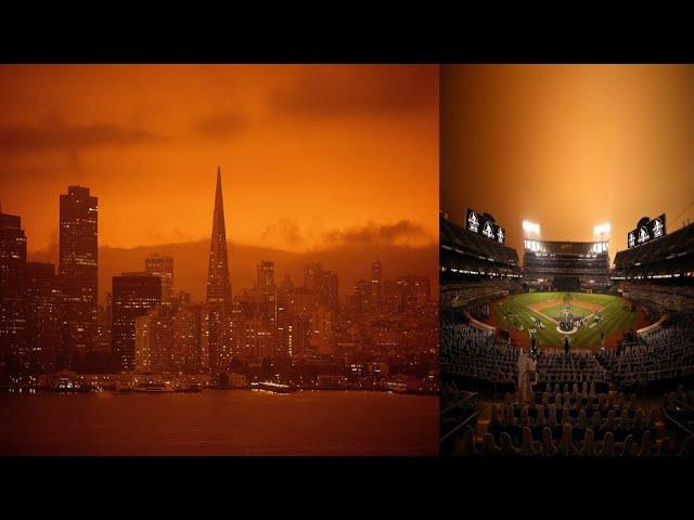 Unbelievable orange, skies seen all across San Francisco