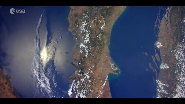 Italian ‘boot,’ Sicily and Croatia captured from ISS using RED Dragon camera