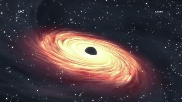 NASA telescopes see most distant black hole yet in x-rays