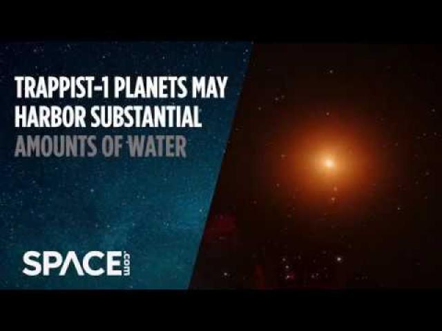 TRAPPIST-1 Planets May Harbor Substantial Amounts of Water