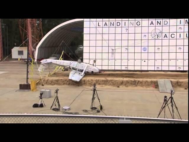 NASA Crashes Small Plane To Test Emergency Transmitter | Video