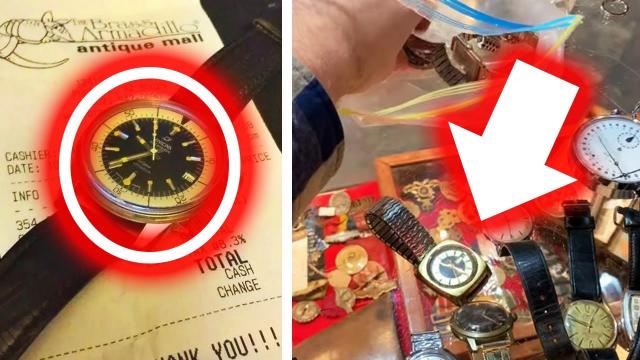 Man Buys $6 Watch At A Yard Sale, Has No Idea It's Actually Worth Thousands