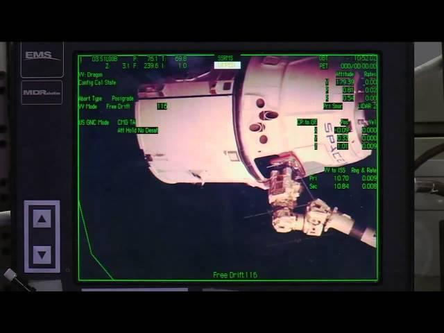 SpaceX's Dragon Cargo Spacecraft Arrives At Space Station | Video