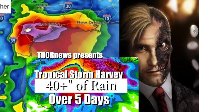 DANGER! 40+ inches of Rain still to come for Houston & South Texas