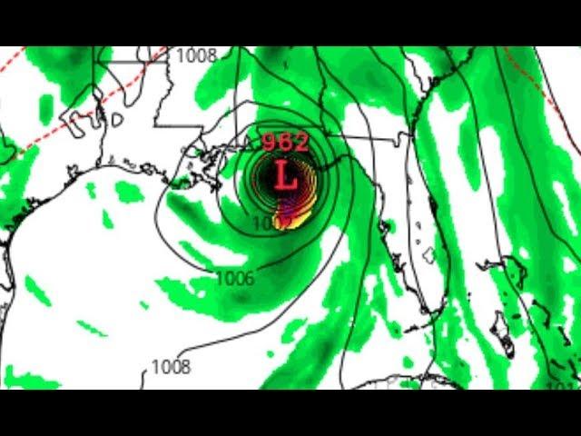 Hurricane Michael - Category 3 & Florida landfall - latest GFS prediction