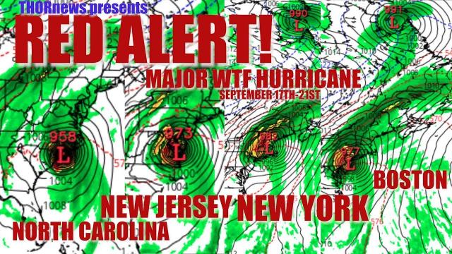 RED ALERT! MAJOR HURRICANE FOR NC NY NJ BOSTON & NE September 17th-21st ish