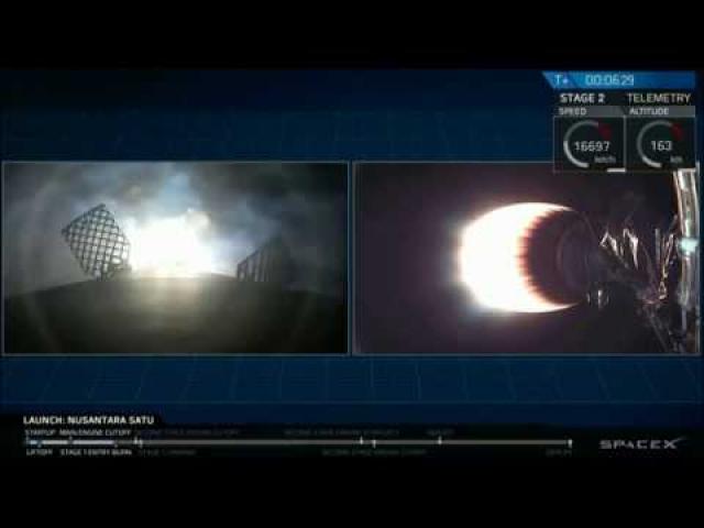 SpaceX Lands Rocket After Launching Israeli Moon Lander