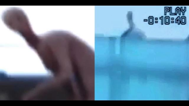Alien with long neck caught again on video this time on top of a building in Guadalajara, Mexico